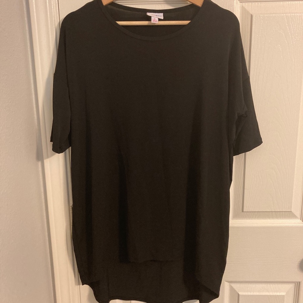 LLR LuLaRoe Irma - Solid Black Noir